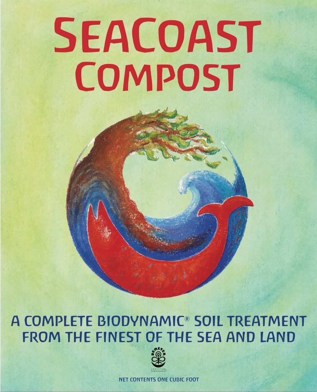 SeaCoast Compost bag, front panel